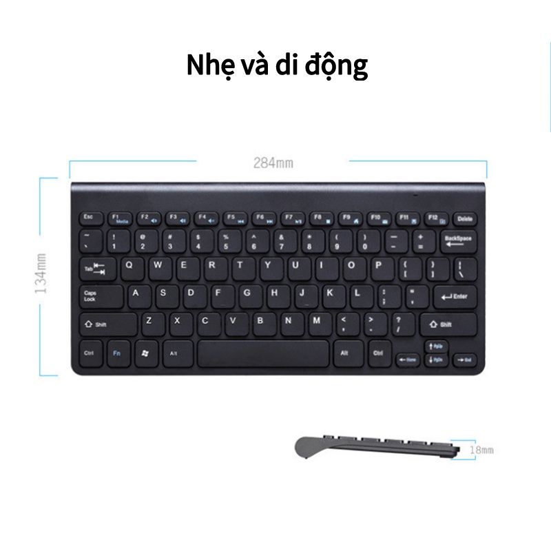 Bàn phím có dây nhỏ gọn tiện dụng, Bàn phím thiết kế mỏng cao cấp cho dân văn phòng, học sinh