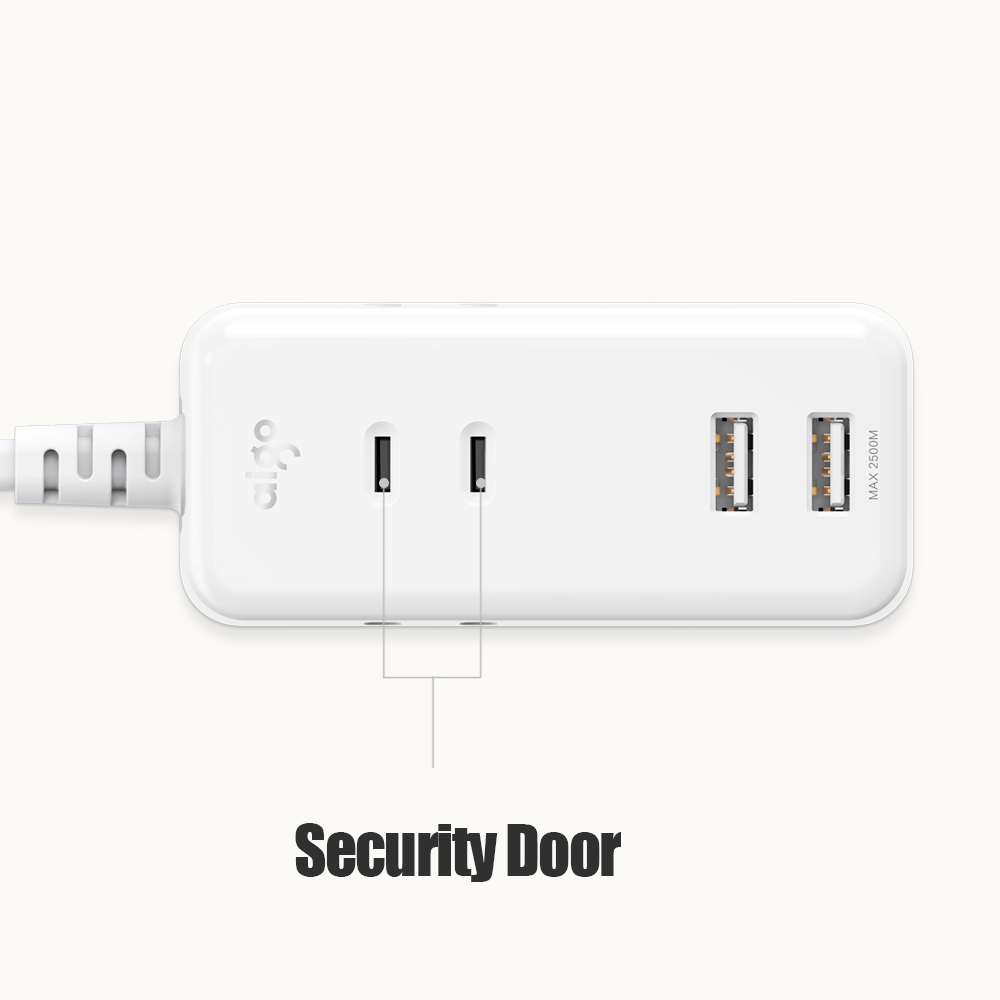 Thiết bị sạc USB nhanh 2 cổng 3AC Xiaomi Aigo từ Youpin F0320 2500W 110-240V