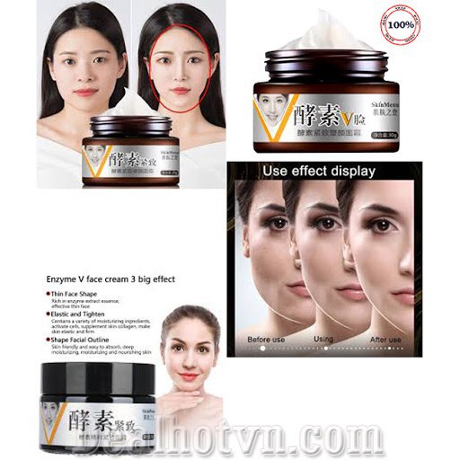 Kem Massage Thon Gọn Tạo Mặt V-Line Giảm Nọng Cằm