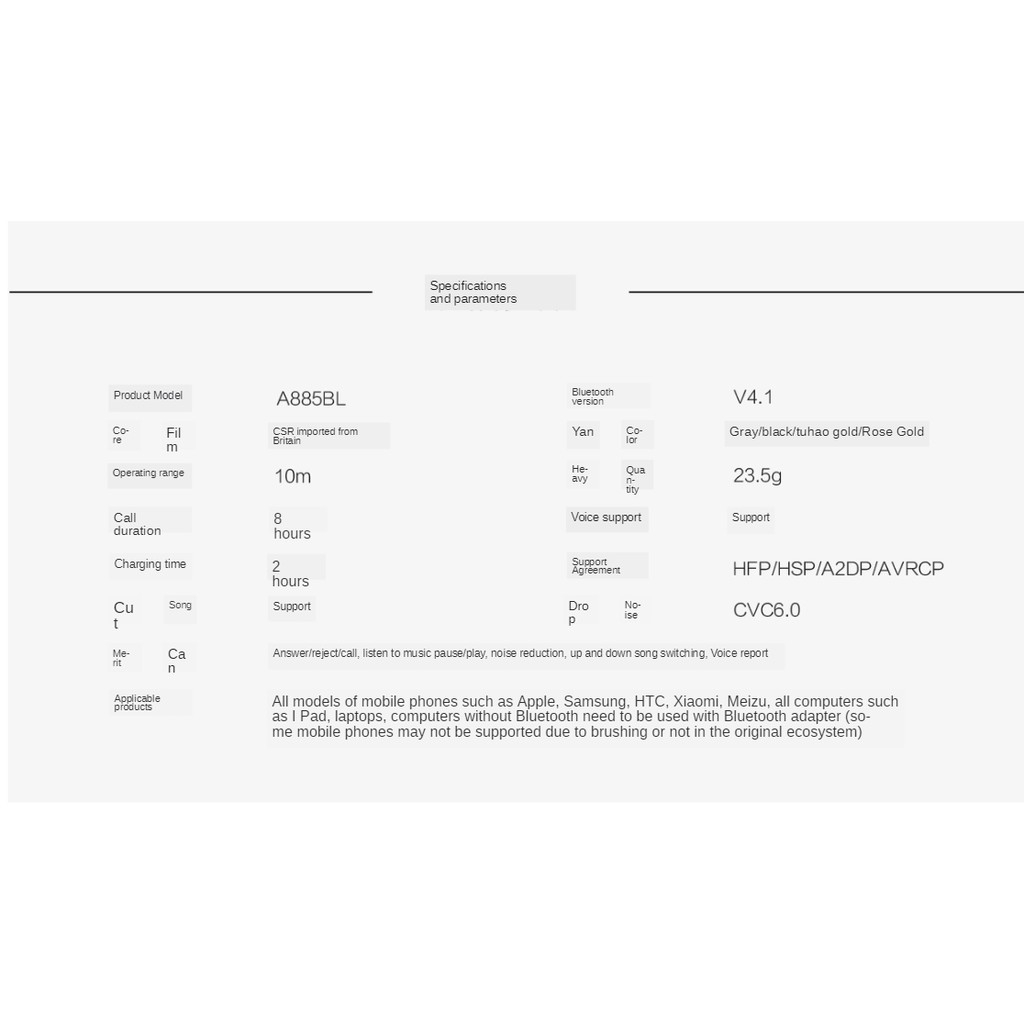 Tai Nghe Bluetooth Awei A885Bl Chống Nước Ipx4 Âm Thanh Sống Động Chất Lượng Cao