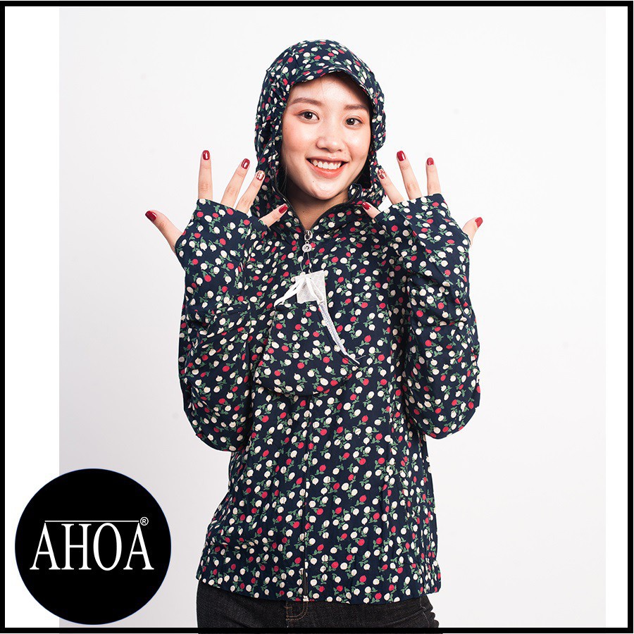 Áo chống nắng nữ dáng ngắn - A-Hoa - 006