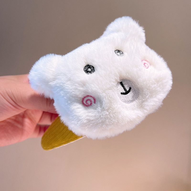 Flgo Dây Cột Tóc Đuôi Ngựa Hình Gấu Nhồi Bông Dễ Thương