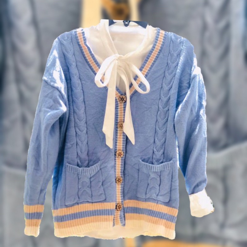 Khoác len Cardigan 2Hand học sinh  còn rất mới