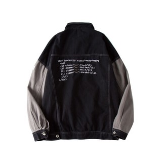 [ FREE SHIP ĐƠN 99K ]_Áo khoác jean tay phối màu .