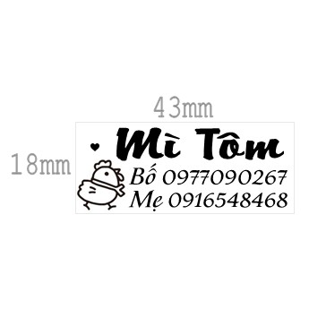 Combo Dấu + mực vải CTV 2