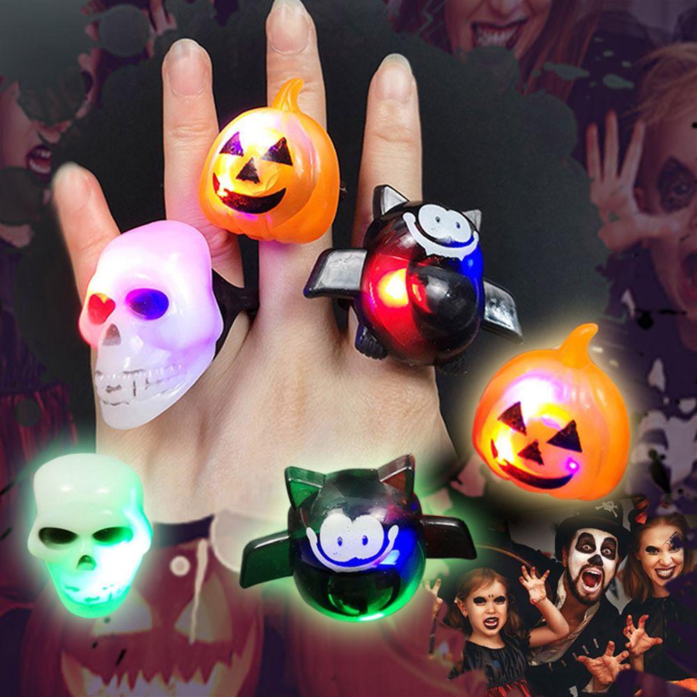 Nhẫn Halloween Hình Dơi Và Bí Ngô Chống Căng Thẳng