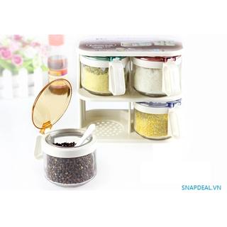 Bộ 4 lọ đựng gia vị KANGXINGDA TG2534