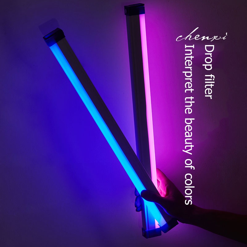Đèn LED ống dài RGB tạo bầu không khí dành cho chợ đêm làm đạo cụ quay video
