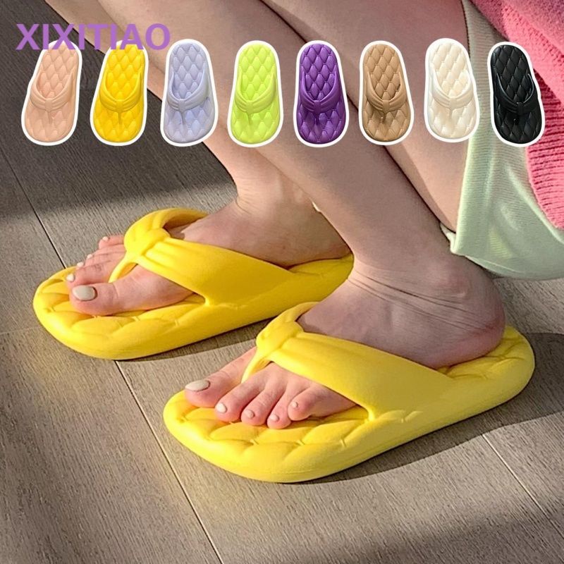 Dép Xỏ Ngón Đi Biển Đế Dày Chống Trượt Thời Trang Mùa Hè Cho Nữ