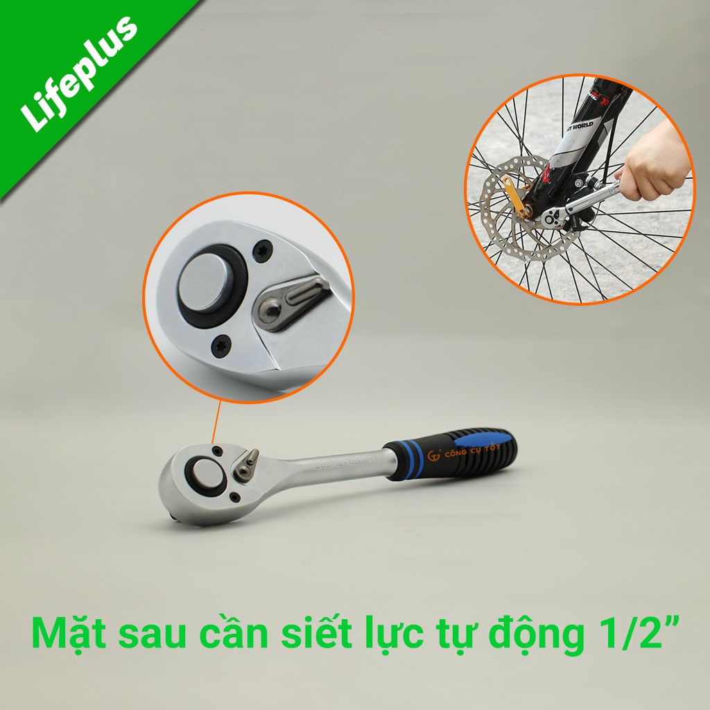 Cần siết lực tự động 1/2inch của TOP cán bọc nhựa