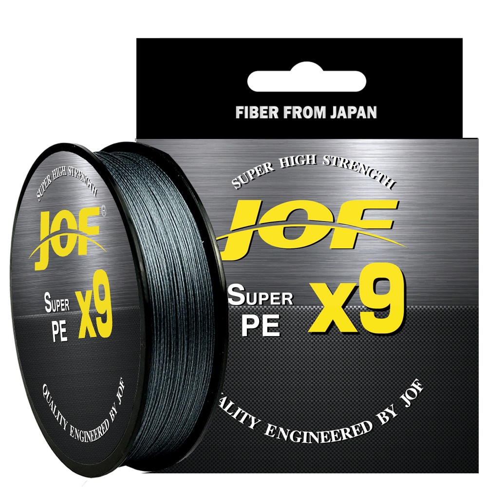 Cuộn Dây Câu Cá JOF X9 Bằng Sợi PE Bện Chống Ma Sát 500300100M PE Bện Dây Cao Cấp