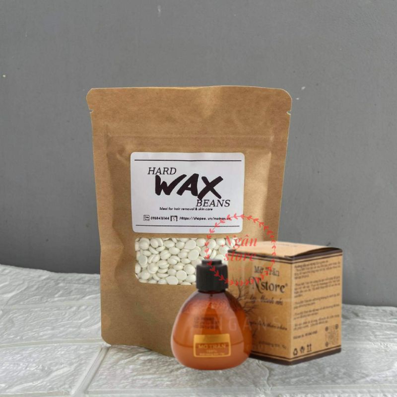 Sáp Wax nóng Hard Bean wax lông triệt lông vĩnh viễn 100gr | BigBuy360 - bigbuy360.vn
