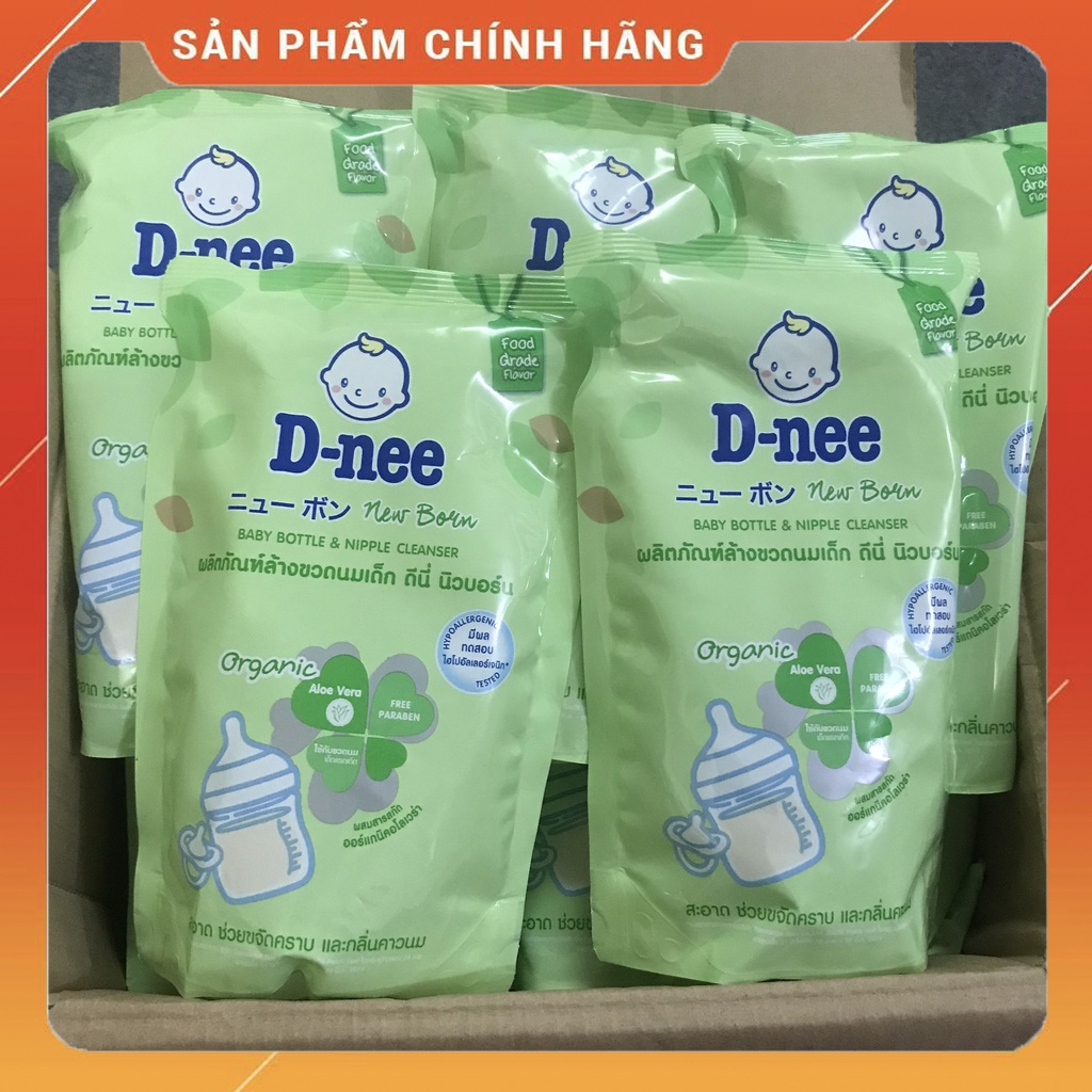 ✔️𝑪𝑯𝑰́𝑵𝑯 𝑯𝑨̃𝑵𝑮✔️Nước Rửa Bình Sữa Dnee Organic