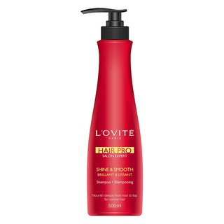 Dầu gội dưỡng bóng và mượt tóc Lovite Paris Pro Hair 500ml