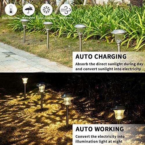 Solar street lights, waterproof LED lights for terraces, terraces, landscapes and sidewalks