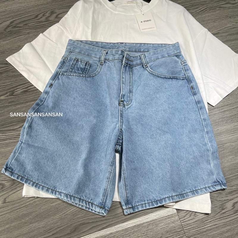 quần ngố jeans cơ bản | BigBuy360 - bigbuy360.vn