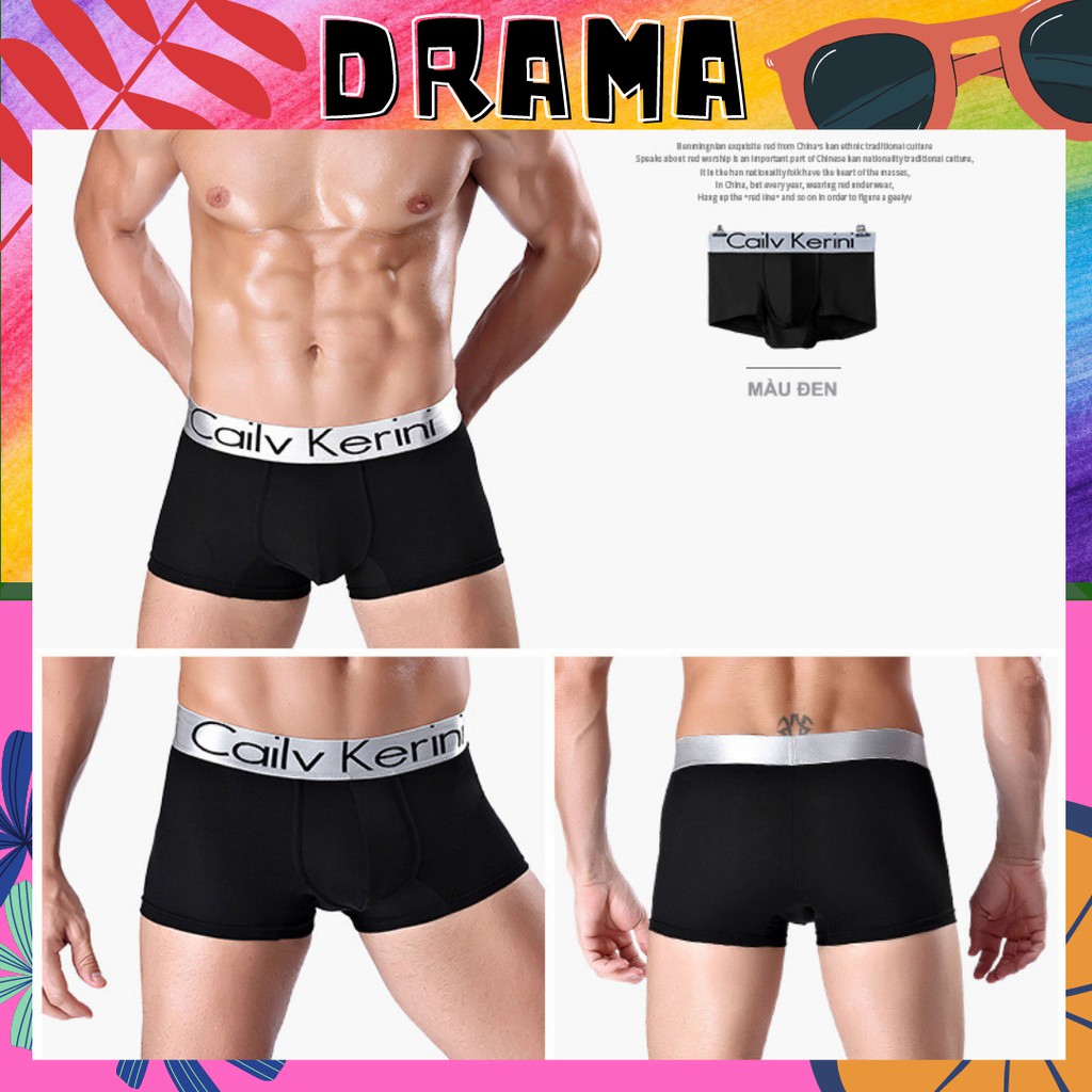 Quần Sịp Đùi Nam Đồ lót Boxer Phong cách Thể thao đai lớn co giãn 4 chiều thoáng mát PHỤ KIỂN DRAMA SIP006