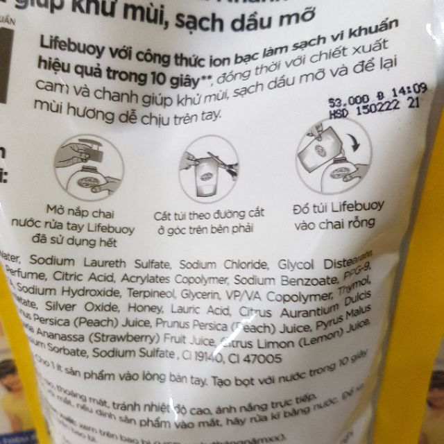 Nước rửa tay Lifebuoy Cho tay làm bếp túi 450g | BigBuy360 - bigbuy360.vn