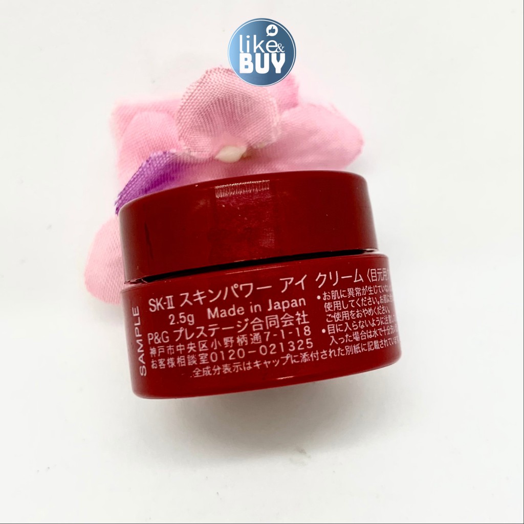 Kem dưỡng mắt size mini SKII Skin Power Eye Cream hàng nội địa Nhật Bản  2.5g - hàng ngoại Like&Buy
