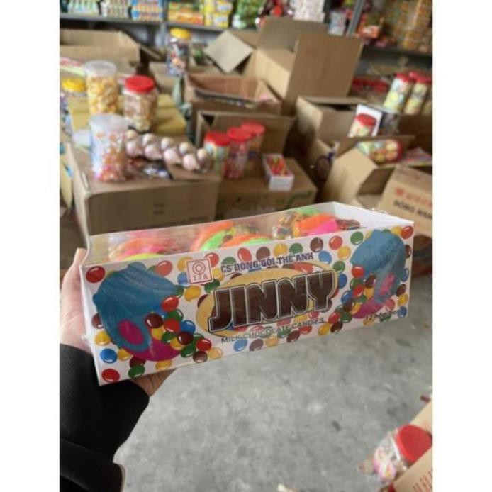 khay 12 chiếc kẹo sô cô la jinny