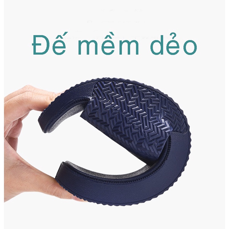 Dép lê Nam Loufu đúc nguyên khối siêu êm, mềm dẻo và rất bền không trơn