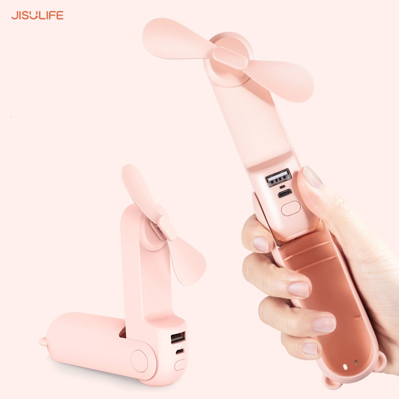 Quạt mini cầm tay Jisulife F8X, thời gian hoạt động siêu lâu, tích hợp đèn pin và sạc dự phòng_BH 12 tháng chính hãng | BigBuy360 - bigbuy360.vn