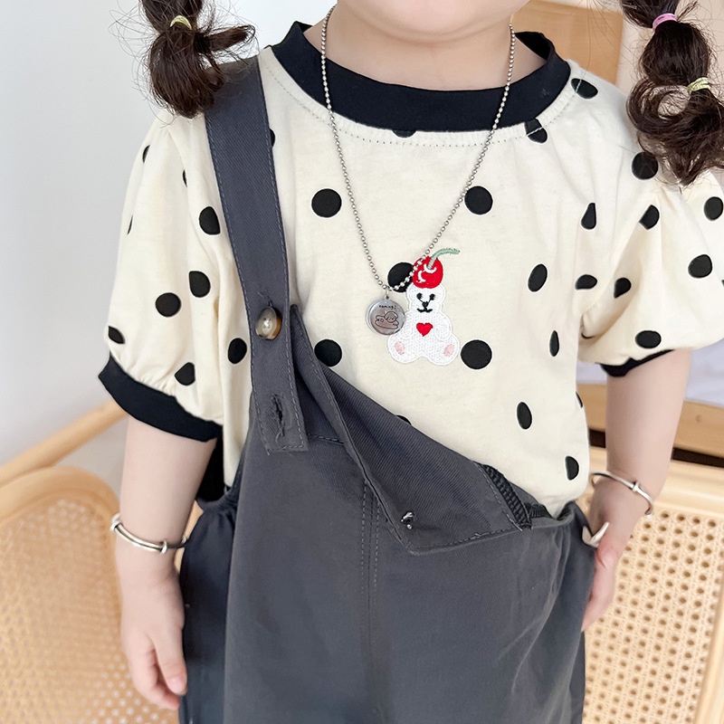 Quần yếm cho bé chất liệu vải thô khaki, có dây điều chỉnh, có túi hai bên phong cách cá tính dành cho bé từ 7-24kg