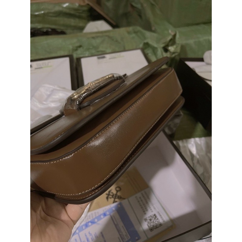 Túi kẹp nách 1955 da thật