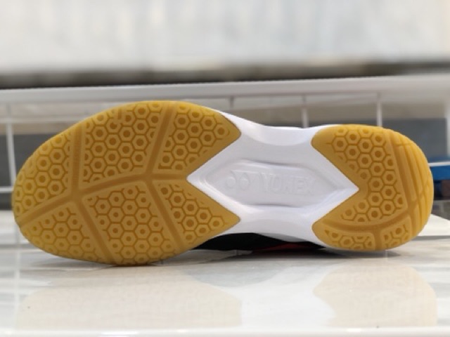 [Giày cao cấp] Giày cầu lông Yonex SHB100CR Đen Đỏ chính hãng, êm chân, bám sân, bảo hành 2 tháng, 1 đổi 1 trong 7 ngày