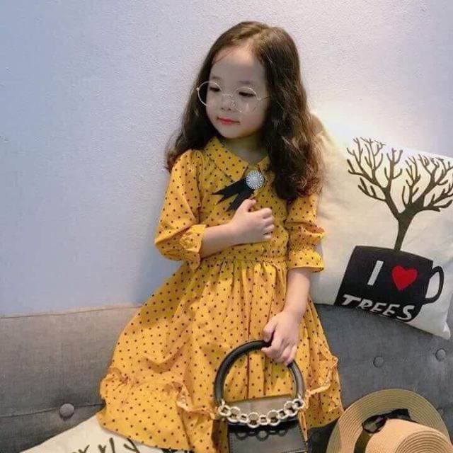 Đầm tiểu thư bé gái siêu sang