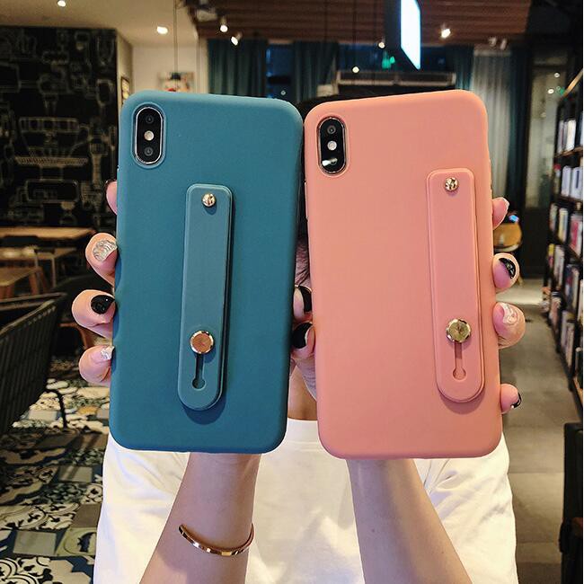 Ốp Lưng Hoa Văn Sang Trọng Có Dây Đeo Tay Cho Samsung S10 Plus S7 Edge S8 S9 Plus Note 10 Pro Note 9 Note 8