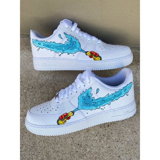 giày AF1 custom súng nước/chất độc