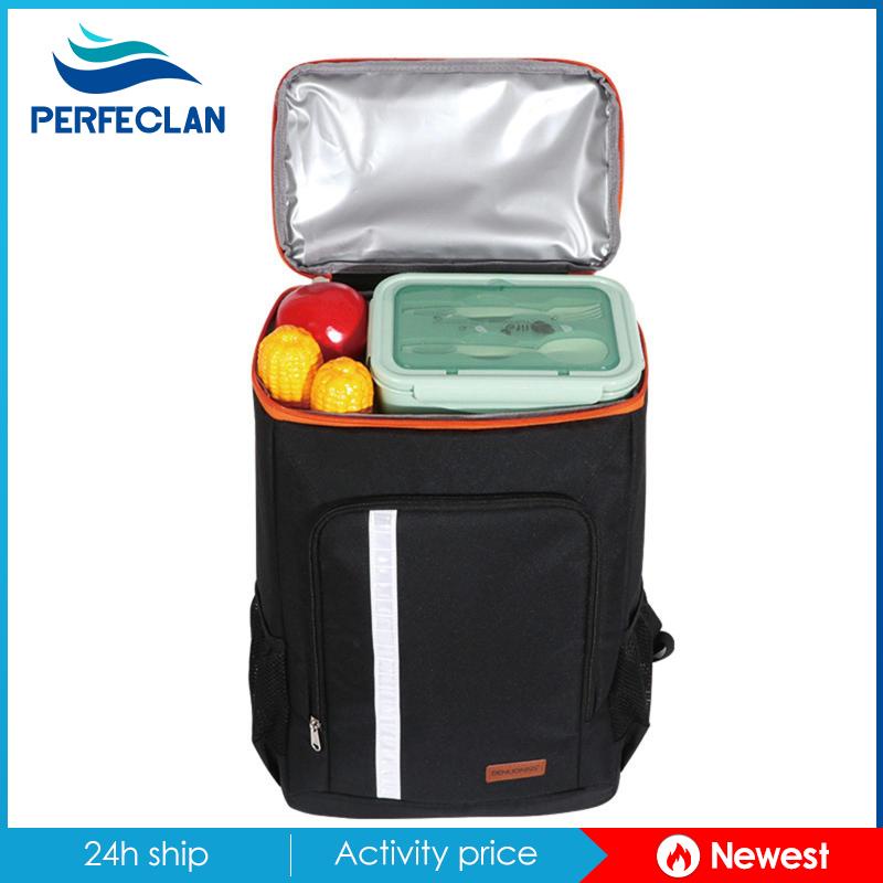 Túi Giữ Nhiệt Đựng Thức Ăn Màu Đen Tiện Dụng Mang Theo Du Lịch Dã Ngoại