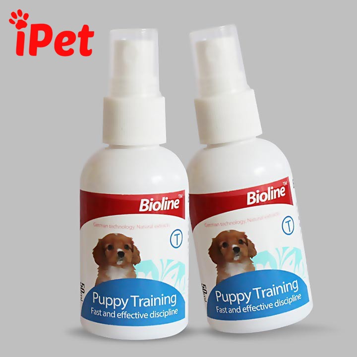 Chai Xịt Hướng Dẫn Đi Vệ Sinh Cho Chó Đi Đúng Chỗ Bioline Puppy Training - iPet Shop