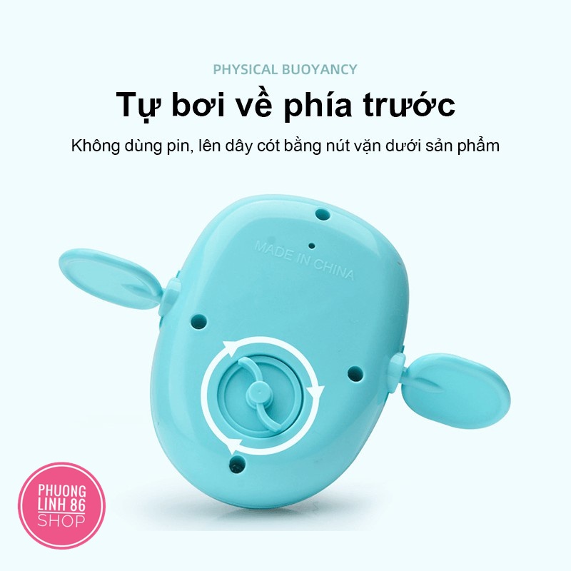 Đồ chơi vặn cót cua bơi phòng tắm thả bồn tắm siêu ngộ nghĩnh cho bé shop phương linh 86 D3