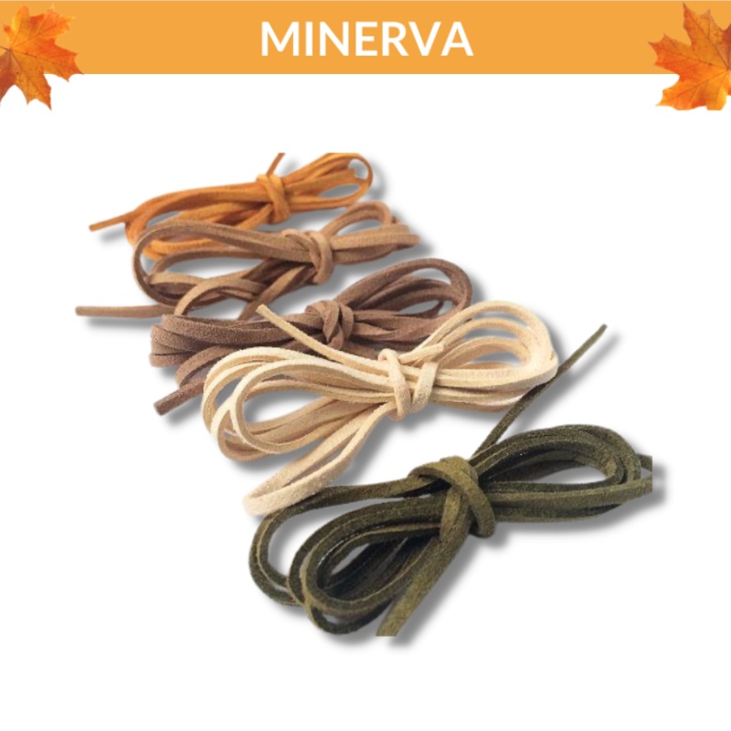 1 mét dây da lộn , dây da bò bản dẹt 3 mm làm thủ công diy