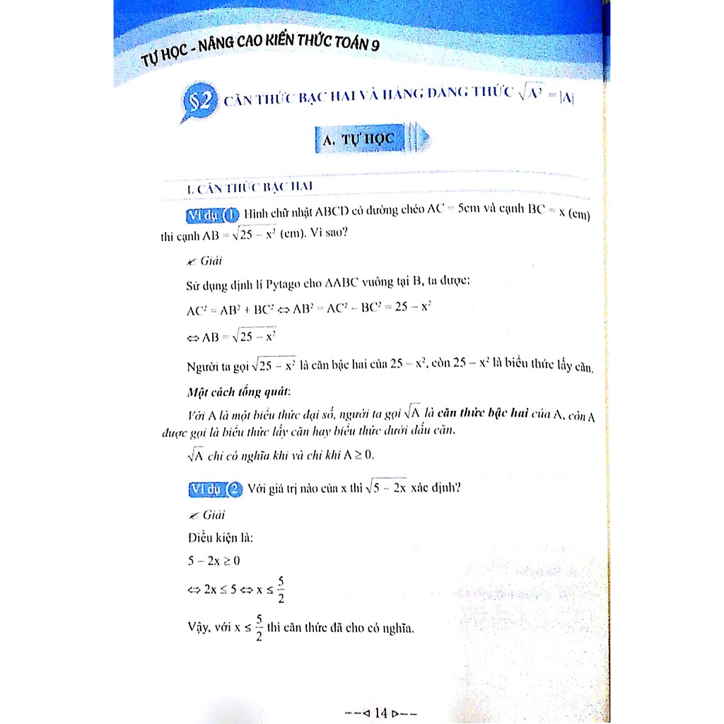 Sách - TỰ HỌC - NÂNG CAO KIẾN THỨC TOÁN 9