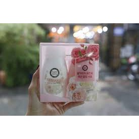 Set Sữa Tắm Làm Tắng, Đều Màu Da Happy Bath Mini Limited Edition 150ml - Hàn Quốc Chính Hãng