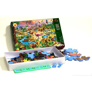 Tranh xếp hình Tia Sáng Jigsaw Puzzle 035 mảnh phát triển trí tuệ cho bé - Thế Hệ Khủng long Cuối Cùng - MSP: 035-004
