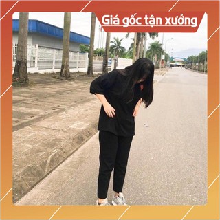 Quần khaki unisex quần basic pants kaki đen unisex