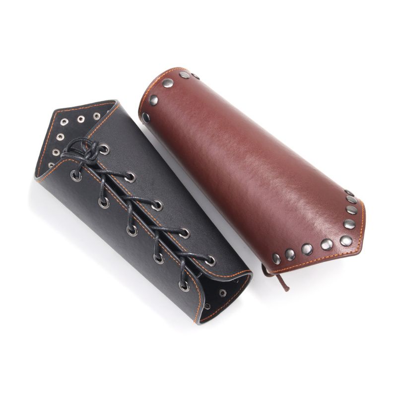 Arin Medieval Gauntlet Băng Đeo Cổ Tay Giả Da Có Thể Điều Chỉnh Dùng Khi Đạp Xe