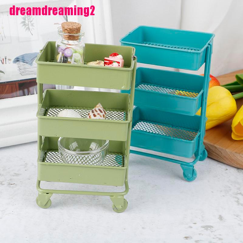 Kệ 3 Tầng Trưng Bày Mô Hình Trang Trí Nhà Búp Bê