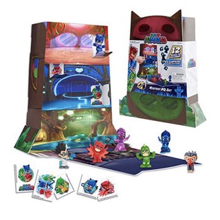 Set Pj Mask đồ chơi mô hình Mystery HQ set, hàng Mỹ.