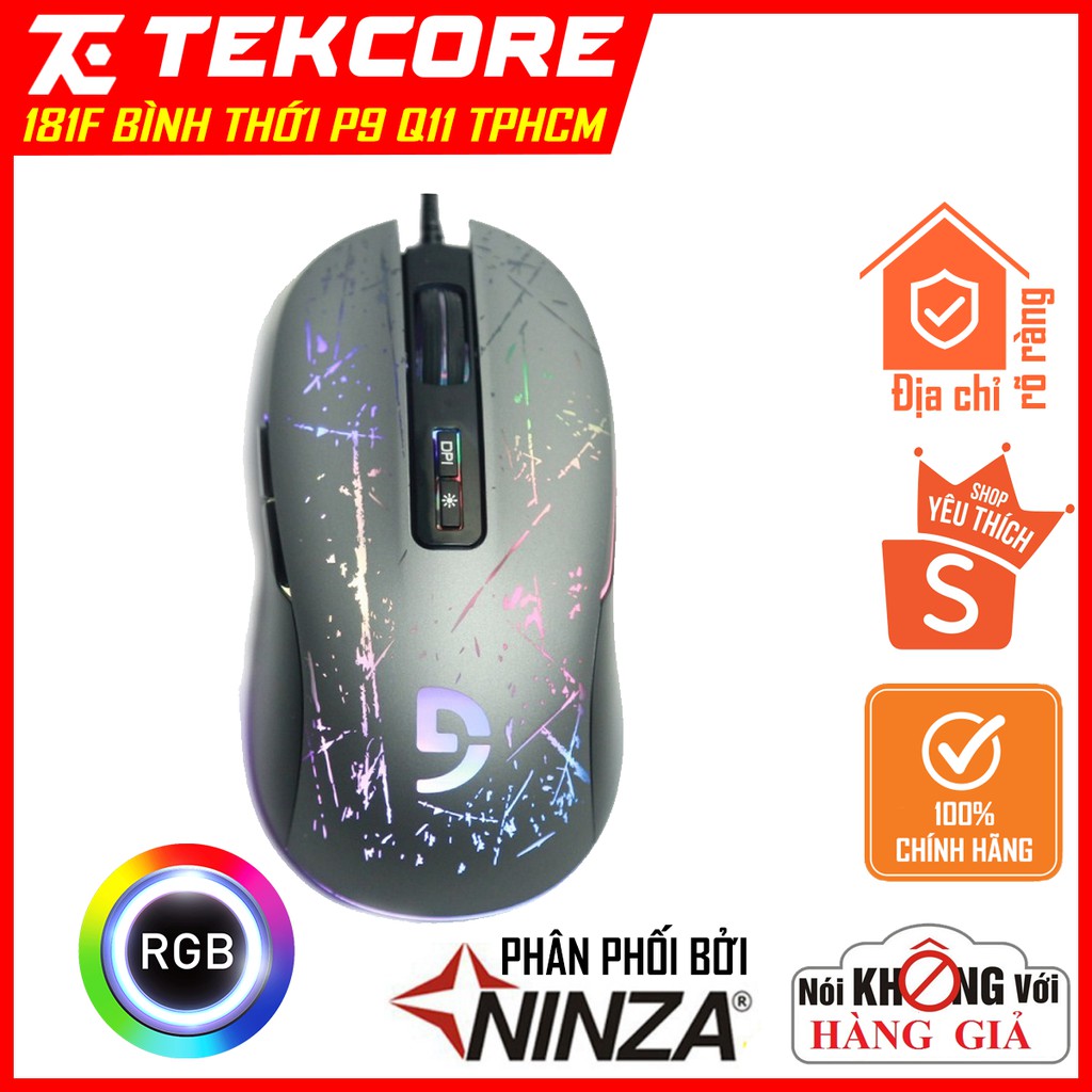 Chuột Gaming Fuhlen F200 led Rainbow