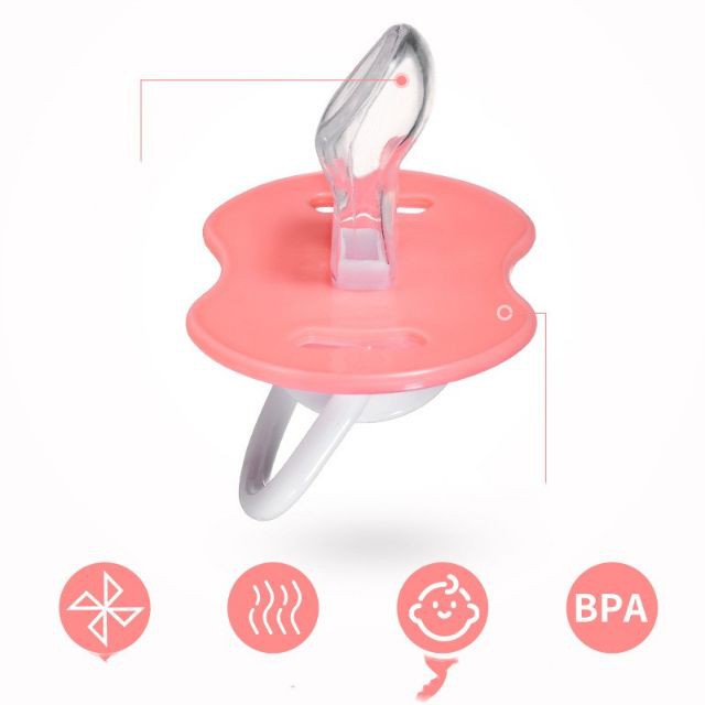 Msia Stock [4 Trong 1] Bộ Núm Vú Giả Cho Bé | Núm Vú Giả Bằng Silicon Họa Tiết Hoạt Hình + Dây Xích Kết Hợp | Núm Vú Giả Cho Bé Ngủ Tiện Dụng