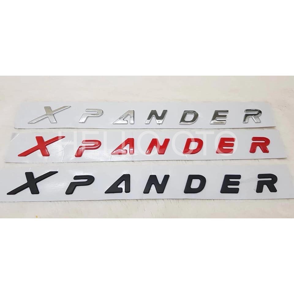 Chữ Xpander gắn nắp Capo cao cấp, cá tính