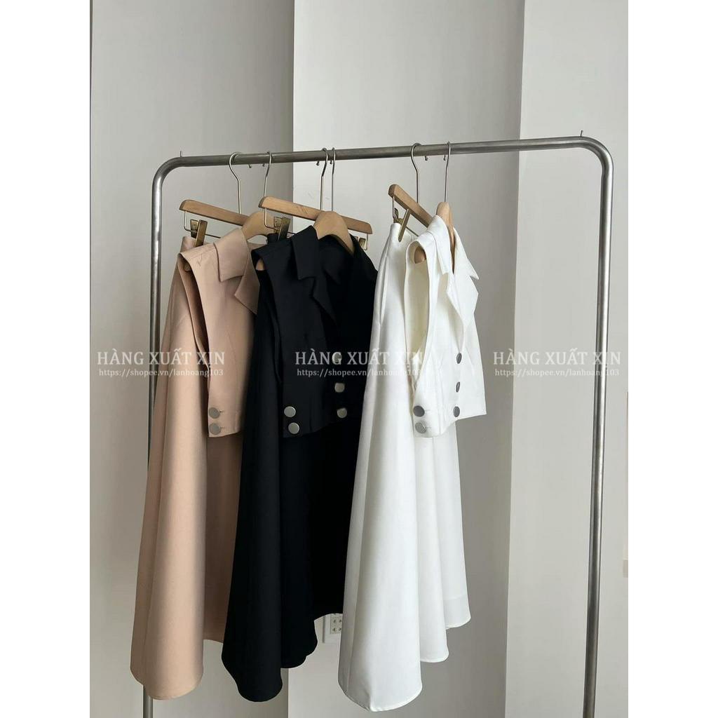 Bộ VERO áo vest và quần ống rộng chất đẹp dày dặn