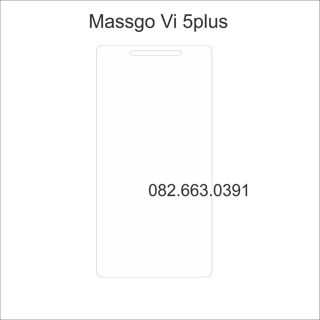 Dán cường lực Massgo Vi5 plus dẻo nano siêu bền