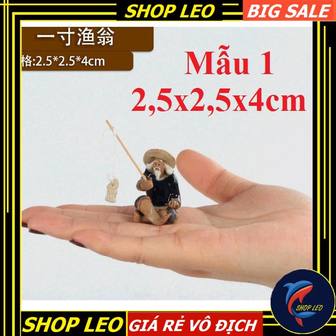 TIỂU CẢNH CỤ GIÀ CÂU CÁ - TIỂU CẢNH TRANG TRÍ - TRANG TRÍ - TƯỢNG TRANG TRÍ