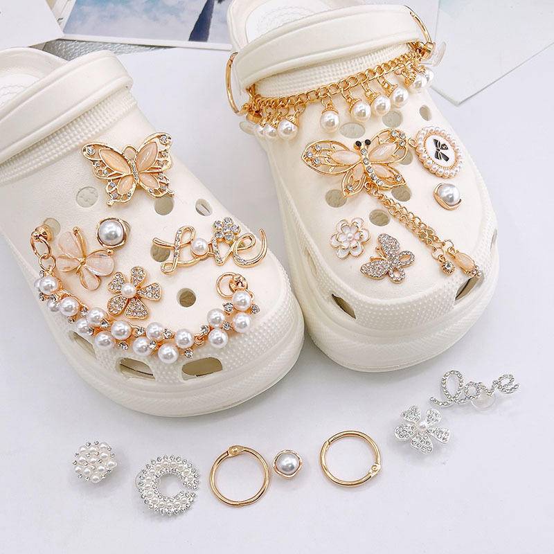 shoe Accessories  Crocs Shoe Charms Ins Crocs Letter Accessories DIY Crocs Buckle Stick Accessories